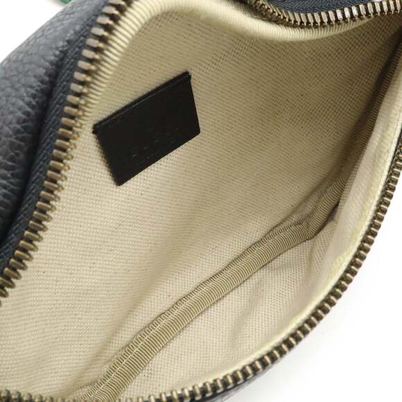 GUCCI Black Leather Fanny Pack - Picture 7 of 8